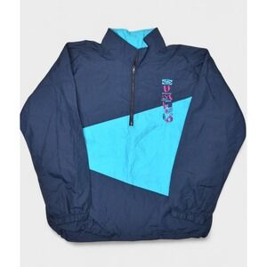 Vintage Umbro Jacket Mens XL‎ Blue Windbreaker Sand Soccer Federation Pullover